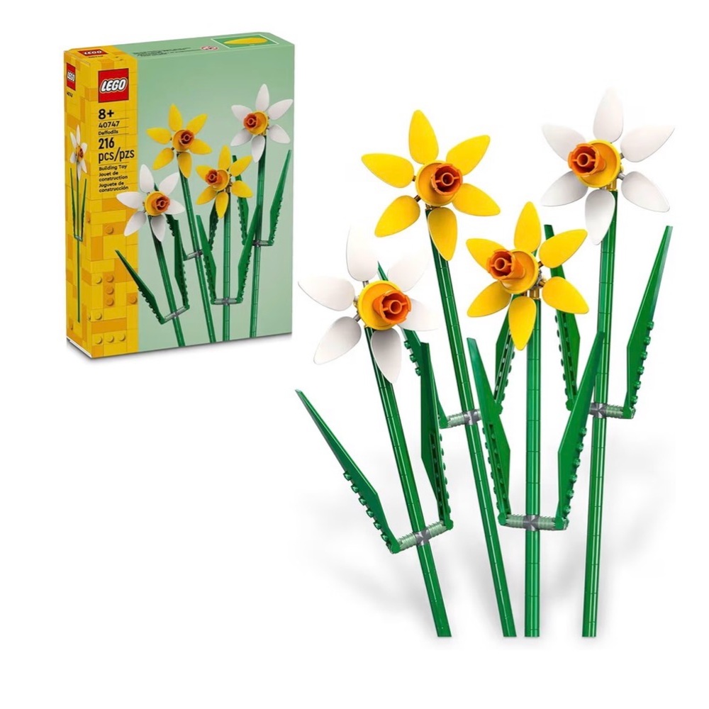 NEW 🌼 LEGO 40747 🌼 Daffodils Set with Yellow and White Blooms